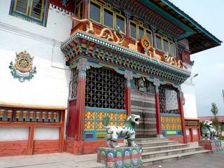 A 28 km de Gangtok, le paisible monastère de Phodang est situé dans un cadre sauvage et reculé.
