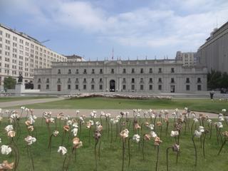 Le Palais présidentiel de Santiago