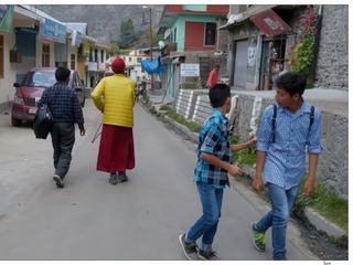 La sortie de l'école.
