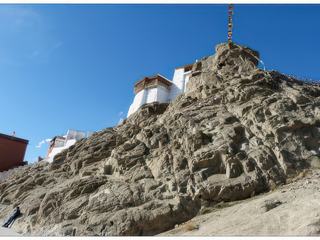 Arrivée au monastère de Namgyal Tsemo.