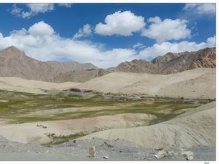 Le paysage entre Likir et Alchi.