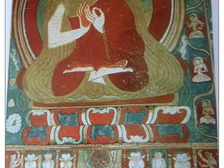 Rinchen Zangpo (958-1055), premier traducteur important de la renaissance du bouddhisme tibétain, fondateur de nombreux temples et monastères (108 selon la tradition, un chiffre sacré dans la numérologie bouddhiste), dont celui d'Alchi. (photo extraite d'un livre).