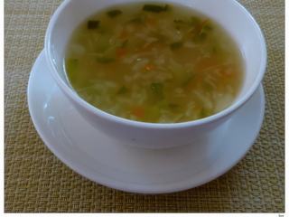 Pause déjeuner, en entrée une bonne soupe!