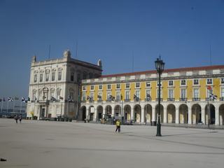 Lisbonne: Praça do Comércio.