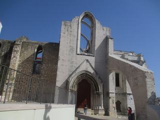 Lisbonne: Igreja do Carmo.