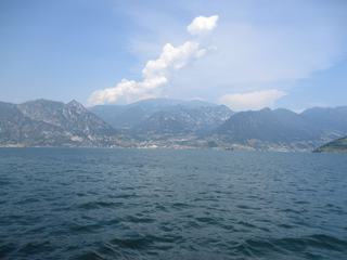 Le lac d'Iseo.