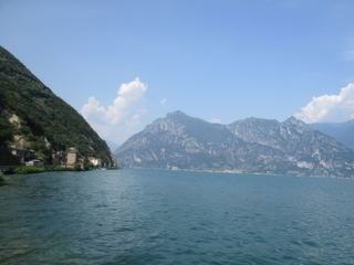 Le lac d'Iseo.