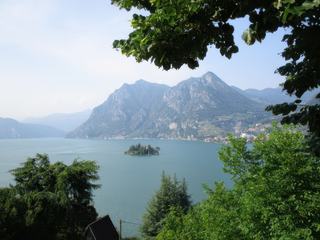 Le lac vu de Monte Isola.