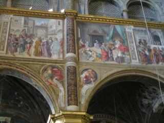 Crémone: intérieur de la cathédrale.