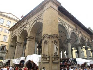Florence: Loggia del Mercato Nuovo.