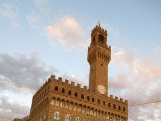 Florence: Palazzo Vecchio et Torre de Arnolfo.