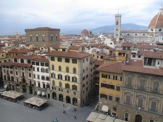 Florence: vue depuis le Palazzo Vecchio.