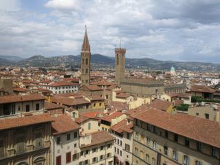 Florence: vue depuis le Palazzo Vecchio.