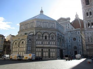 Florence: le baptistère du Duomo.