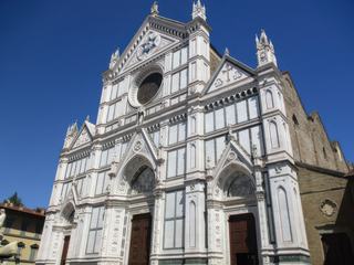 Florence: l'église Santa Croce.