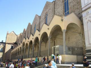 Florence: l'église Santa Croce.
