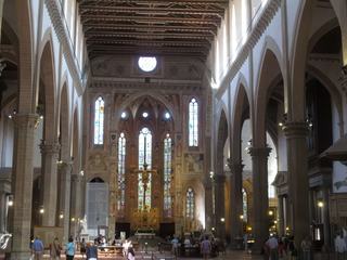 Florence: l'église Santa Croce.