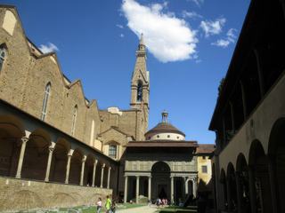 Florence: l'église Santa Croce.