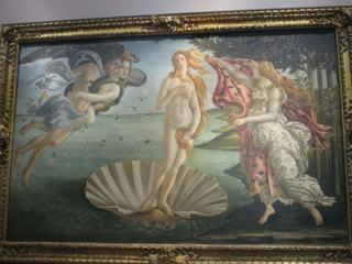 Une autre star de la Galerie: "La Naissance de Vénus" du même Botticelli.