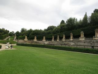 Florence: le Jardin Boboli (derrière le Palazzo Pitti).