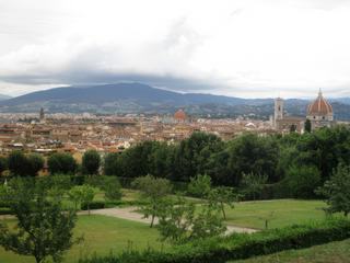 Vue sur Florence depuis le Jardin de Boboli.