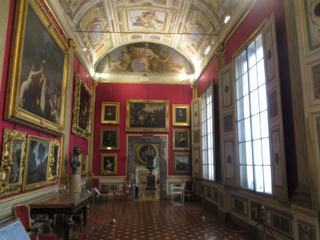 A l'intérieur du Palazzo Pitti.