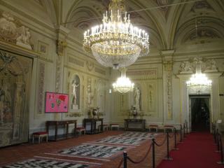 A l'intérieur du Palazzo Pitti.