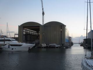 Viareggio: les chantiers navals.