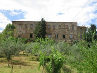 L'abbaye (Badia) Camaldolese, en surplomb des falaises Balze.