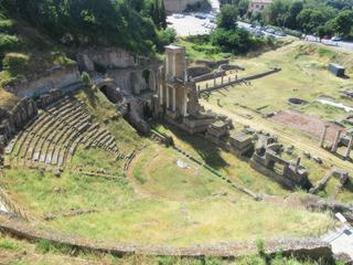 Volterra: le site romain.