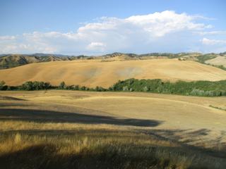 La campagne autour de Volterra.