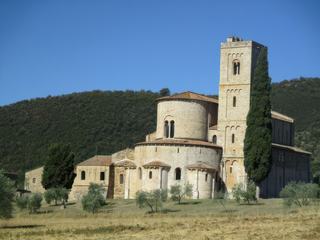 L'abbaye Sant'Antimo.