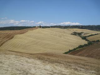 La campagne autour de Pienza.