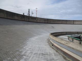 Turin: la piste d'essai sur le toit du Lingotto.
