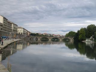 Le Pô à Turin.