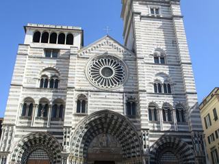Gênes: la cathédrale.