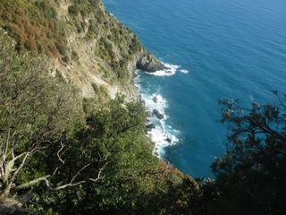 Sentier entre Monterosso et Vernazza.
