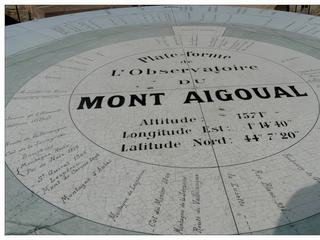 La table d'orientation.
