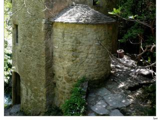 L'arrière du moulin.