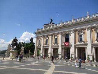 Rome: Place du Capitole.