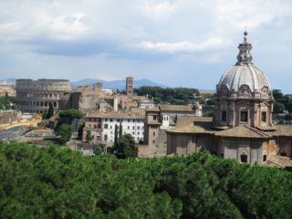 Rome: super vue en enfilade!