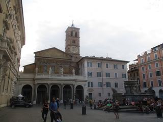 Rome: quartier du Trastevere.