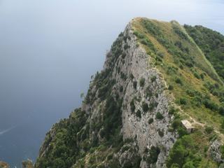 L'île de Capri: Anacapri - vue du Monte Solaro.