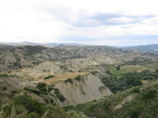 Environs d'Aliano (Basilicate).