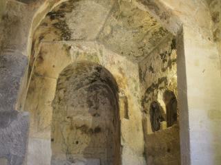 Matera: église rupestre Santa Maria di Idris.