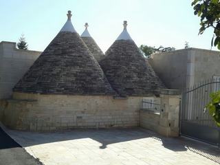 Mon hébergement (en pleine campagne, à 10km d'Alberobello).