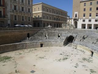 Lecce: Piazza Sant'Oronzo, amphithéâtre.