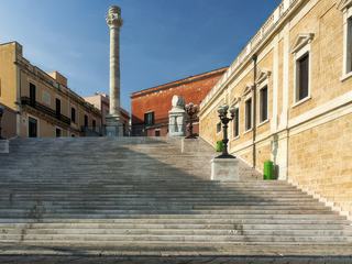 Brindisi: colonne romaine.
