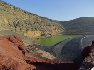 Charco de los Clicos et le village d'El Golfo – Espagne