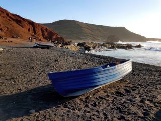 Charco de los Clicos et le village d'El Golfo – Espagne